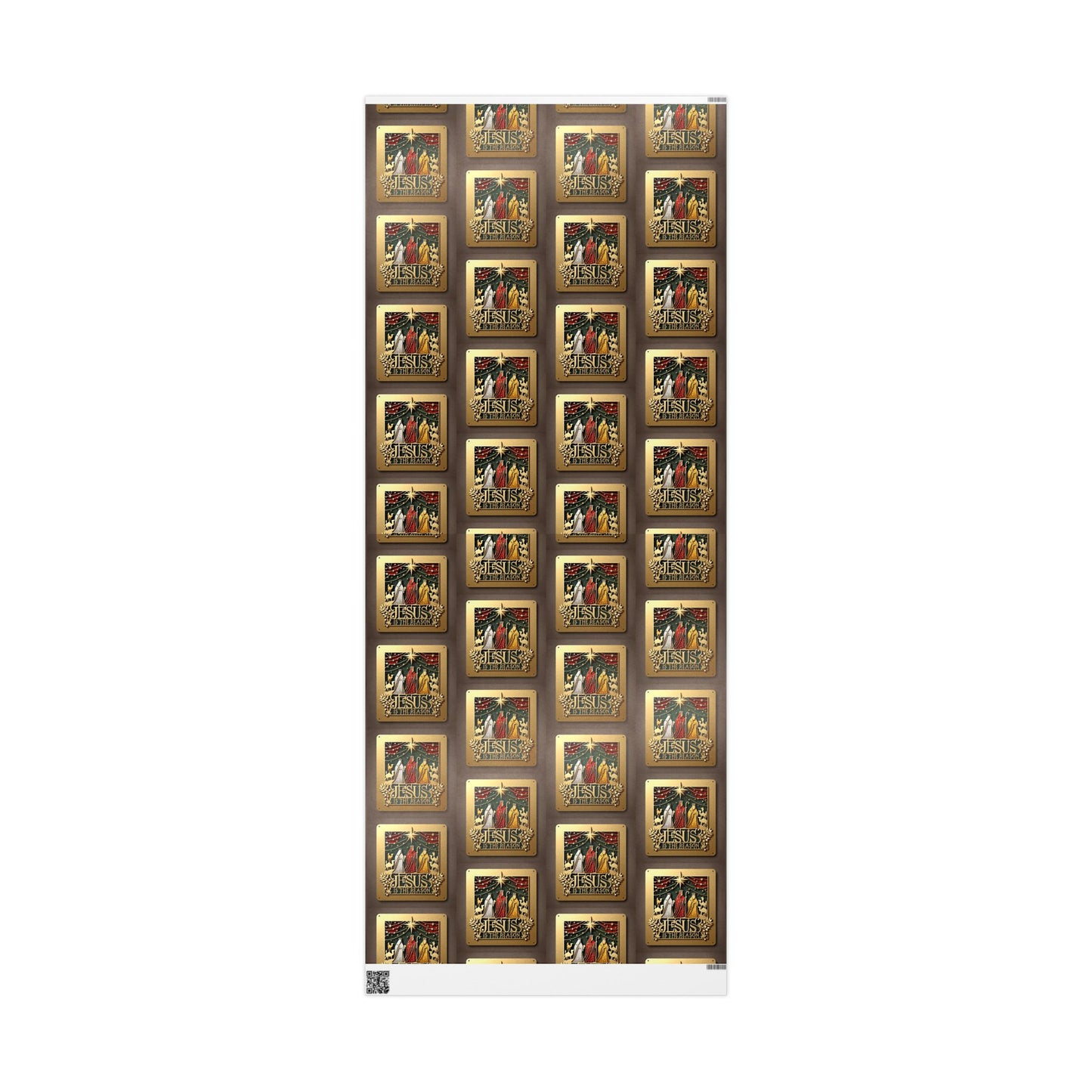 Christmas Wrapping Paper Rolls - Traditional Holiday Gift Wrap Paper - Jesus is the Reason