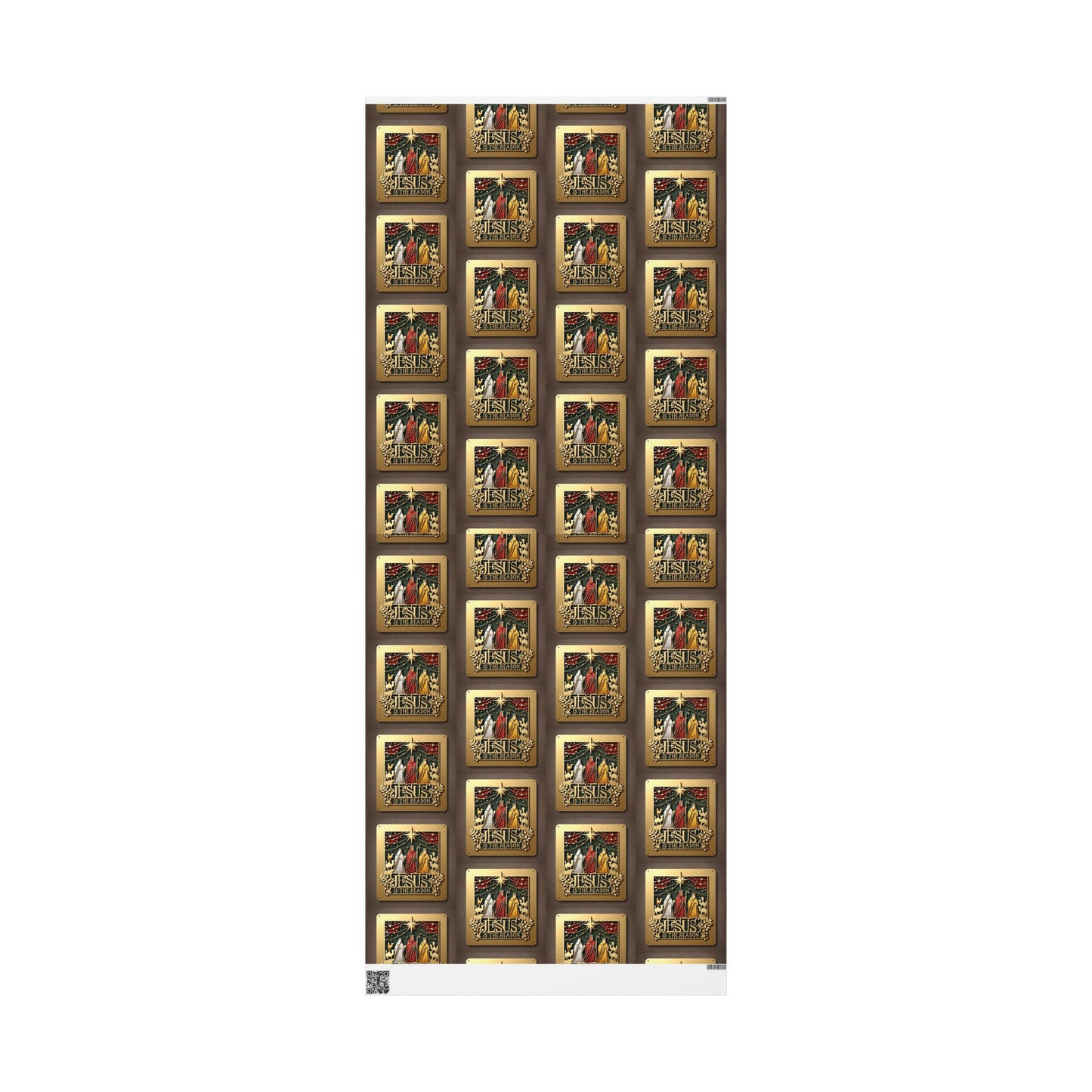 Christmas Wrapping Paper Rolls - Traditional Holiday Gift Wrap Paper - Jesus is the Reason