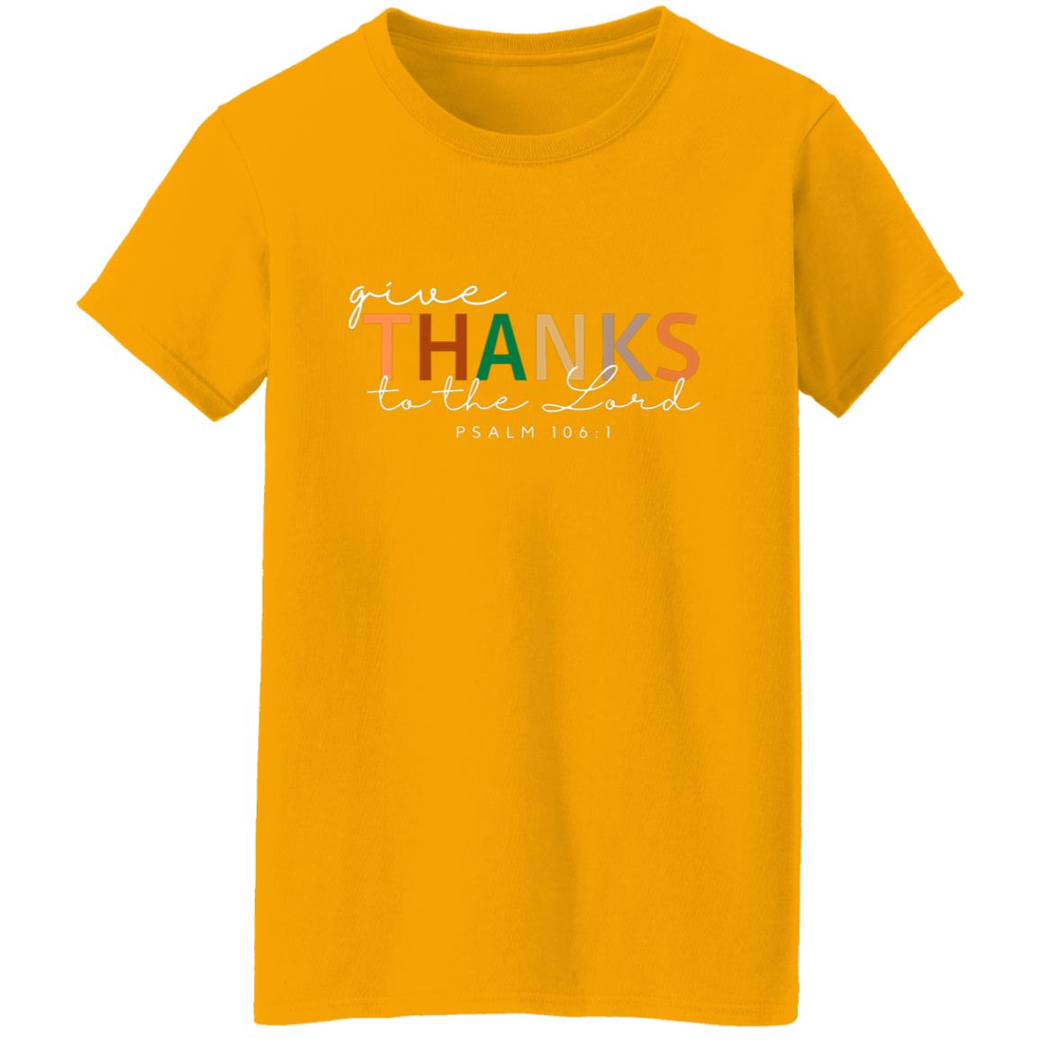 Give Thanks Women T-Shirt