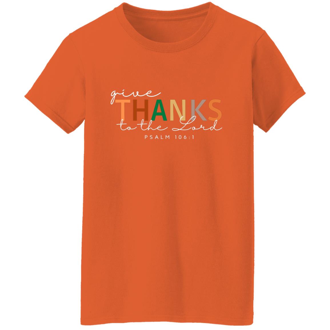 Give Thanks Women T-Shirt