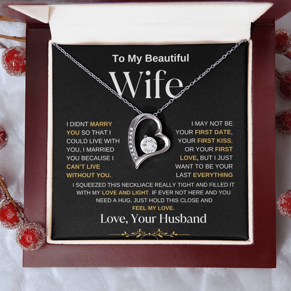 To My Wife | Forever Love Necklace BWGG