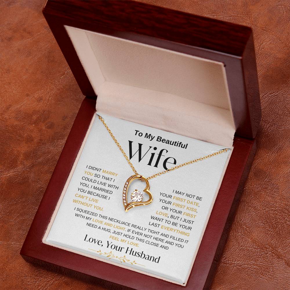 To My Wife | Forever Love Necklace WBGG