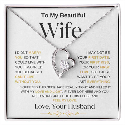 To My Wife | Forever Love Necklace WBGG