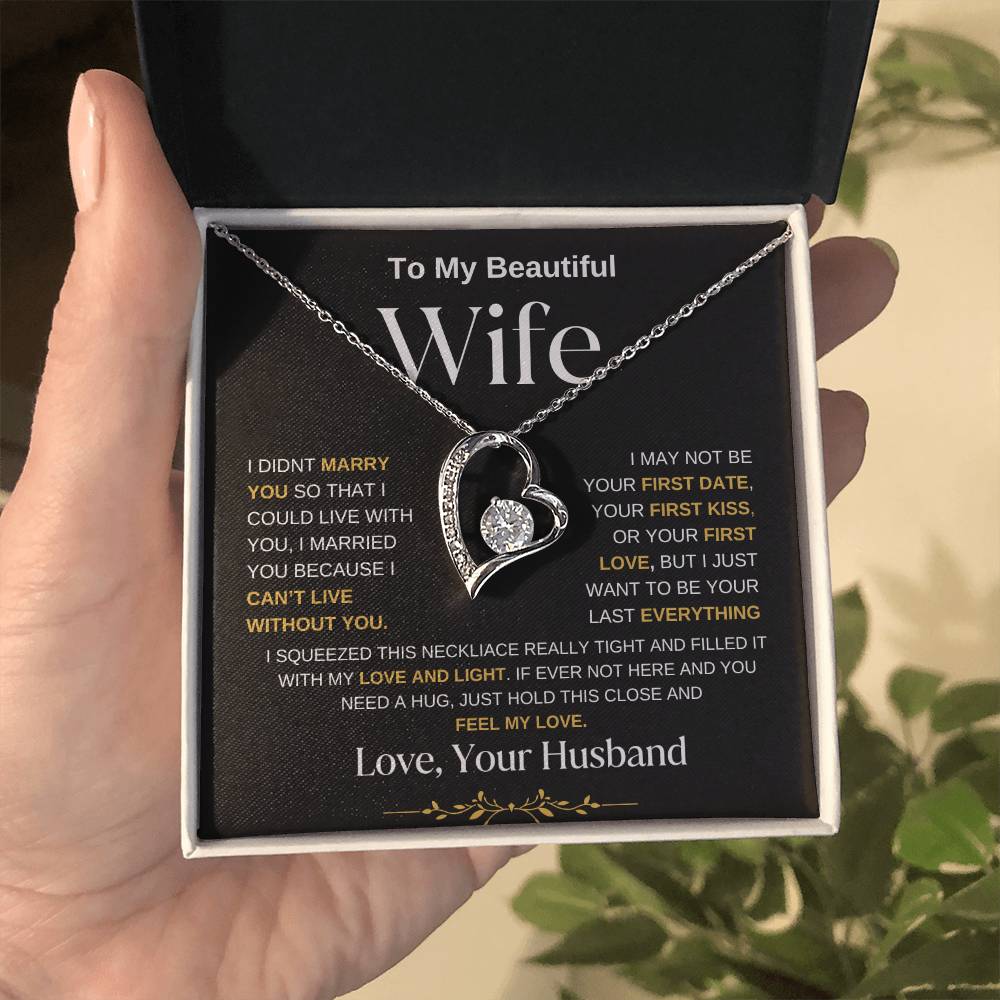 To My Wife | Forever Love Necklace BWGG