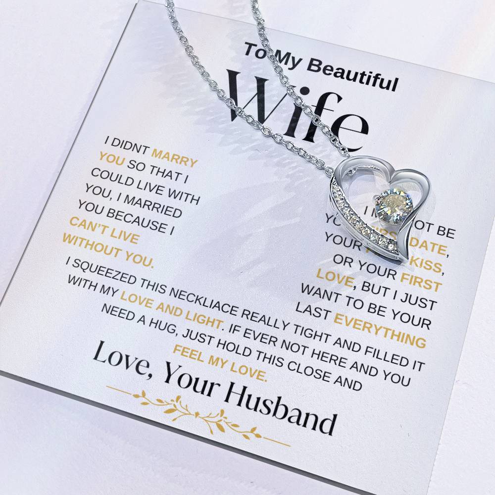 To My Wife | Forever Love Necklace WBGG