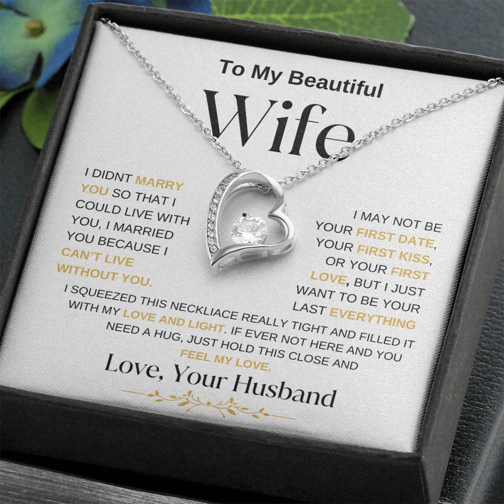 To My Wife | Forever Love Necklace WBGG