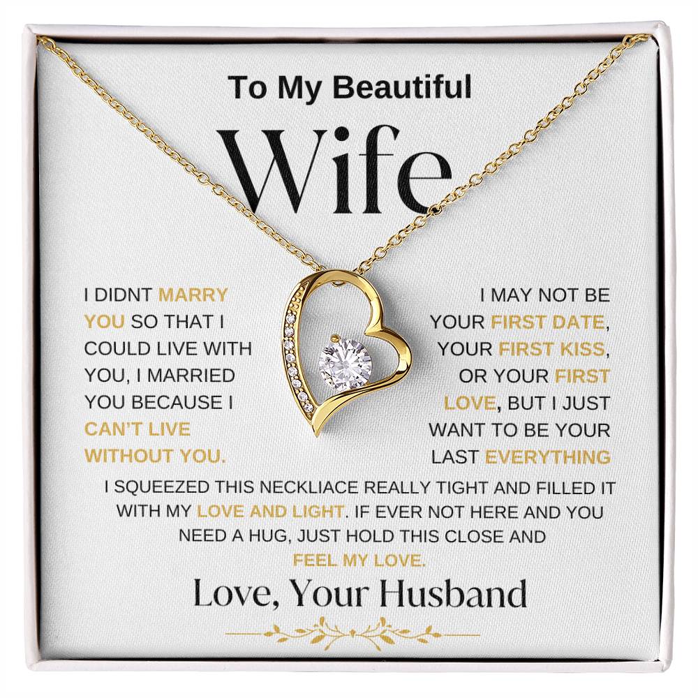 To My Wife | Forever Love Necklace WBGG