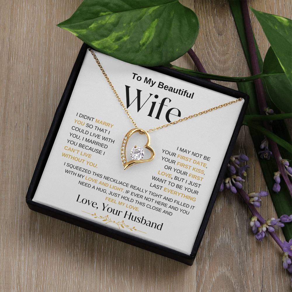 To My Wife | Forever Love Necklace WBGG